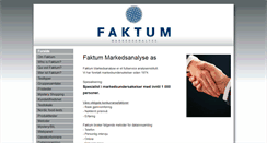 Desktop Screenshot of faktumanalyse.no